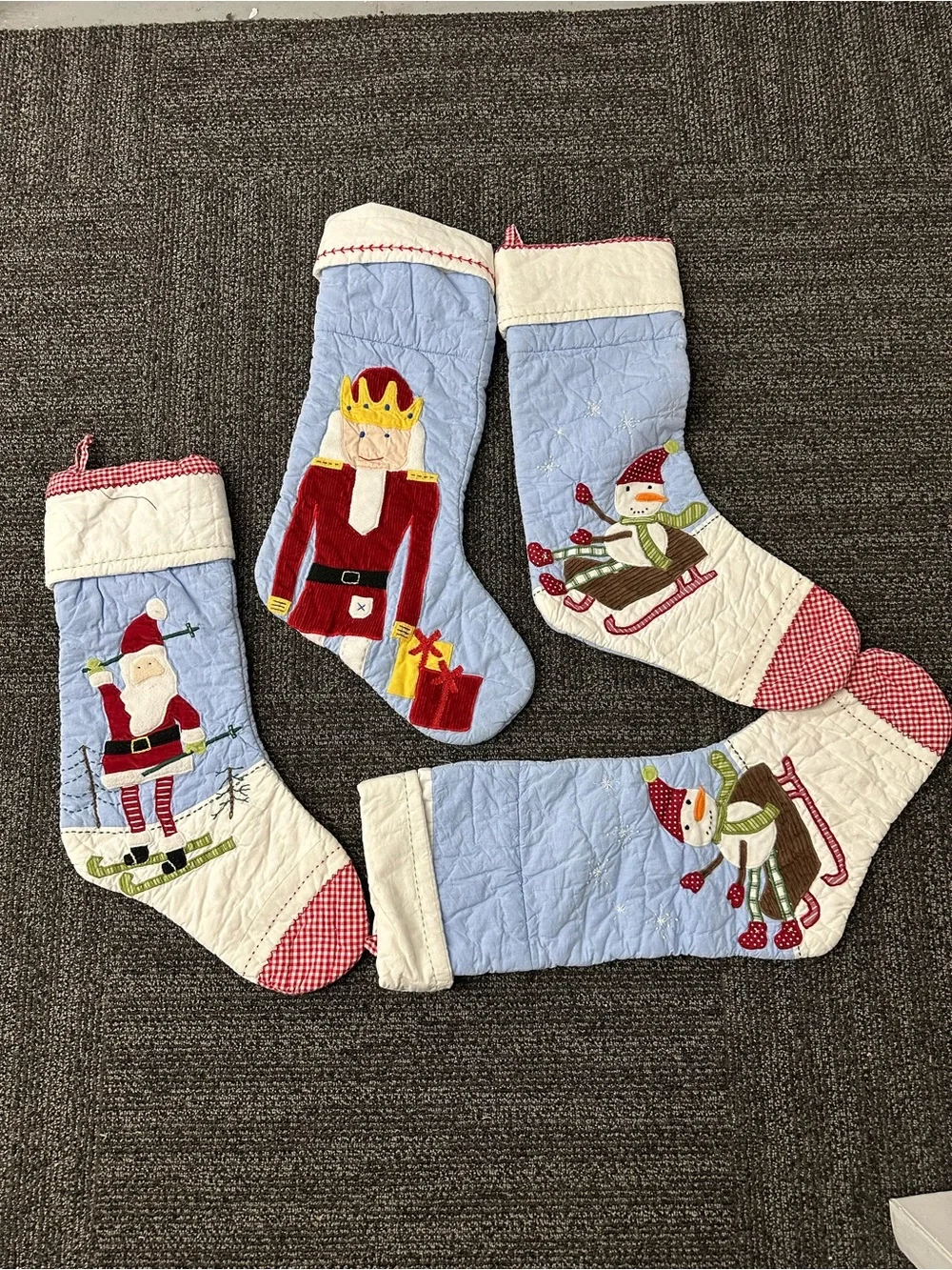 Christmas Stockings Set of 4 Pottery Barn Kids Christmas Stockings 2007/8